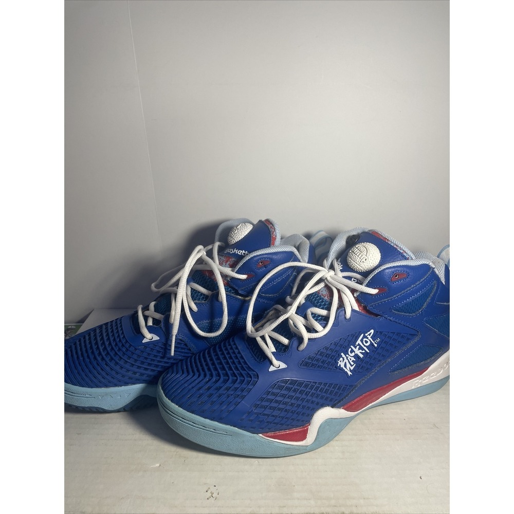 DS 2014 Reebok Blacktop Retaliate Sample BLUE sz 14 Classic Basketball Shoes